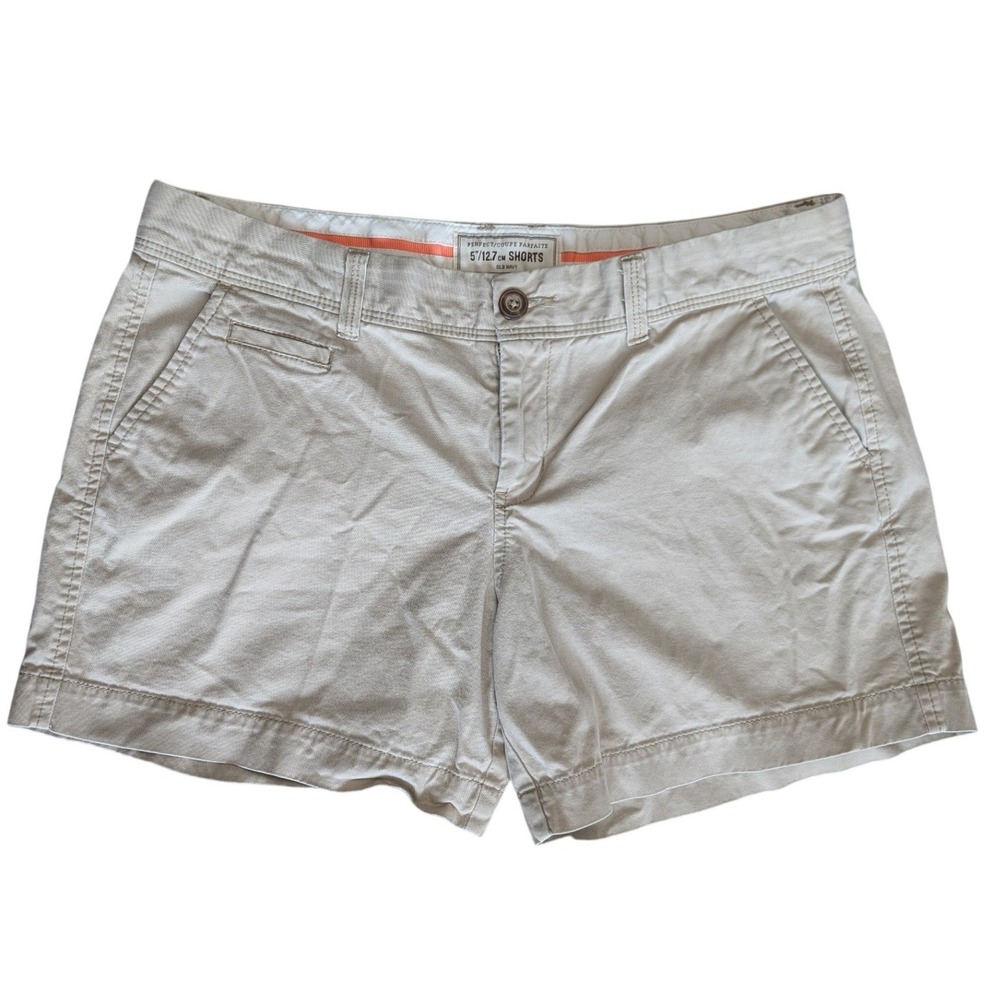 Old Navy Size 10 Shorts Beige Khaki Cotton Lightweight Summer